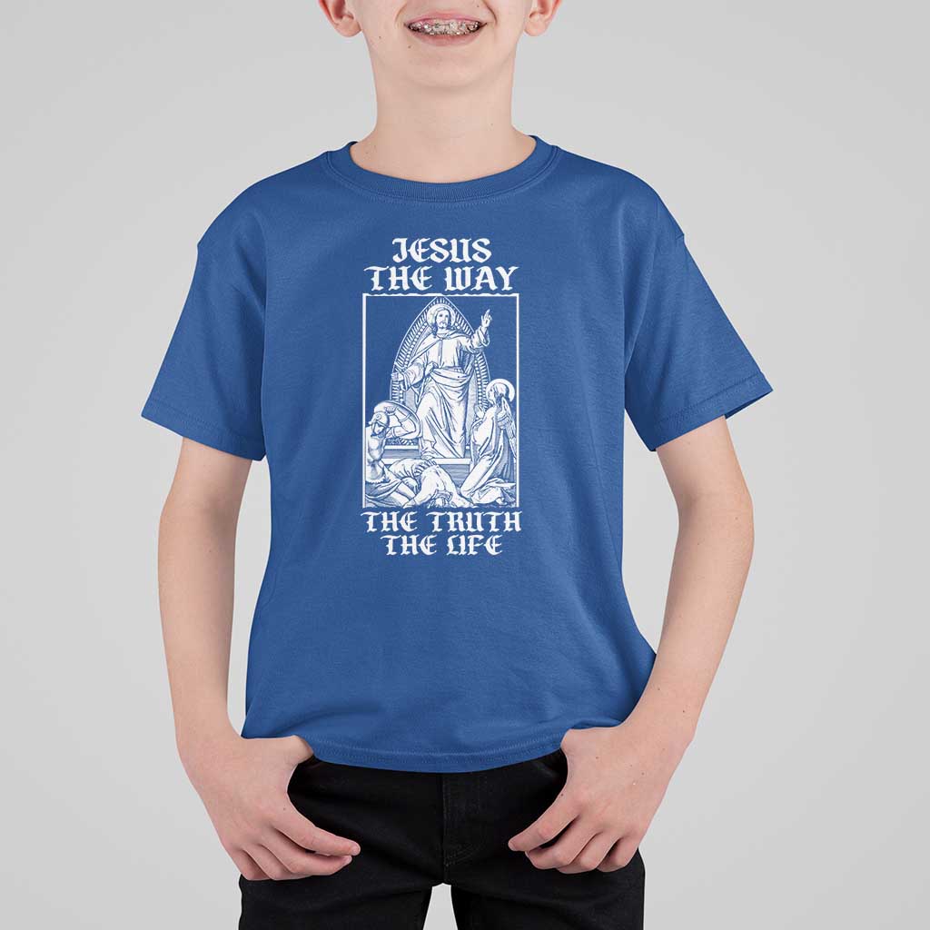 Jesus The Way The Truth The Life T Shirt For Kid Religious Christian Faith