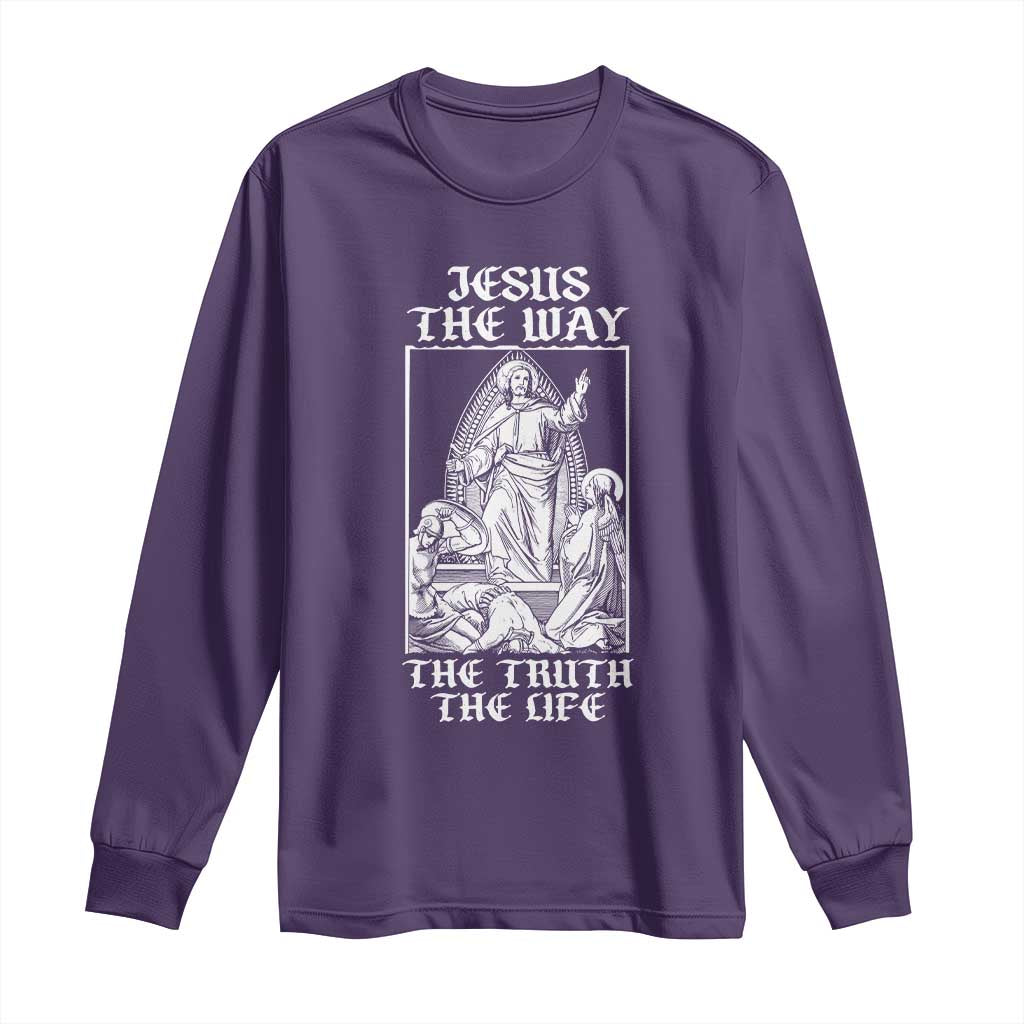 Jesus The Way The Truth The Life Long Sleeve Shirt Religious Christian Faith