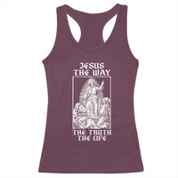 Jesus The Way The Truth The Life Racerback Tank Top Religious Christian Faith