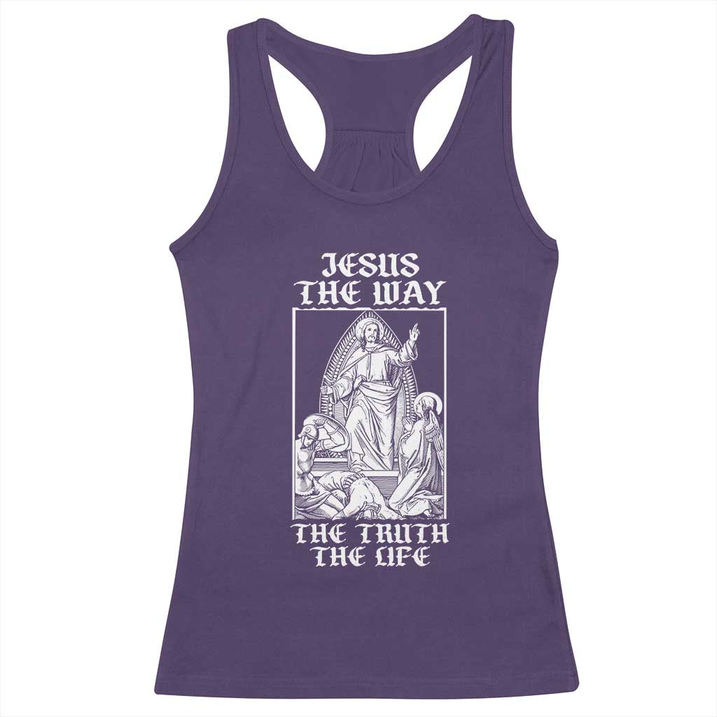 Jesus The Way The Truth The Life Racerback Tank Top Religious Christian Faith