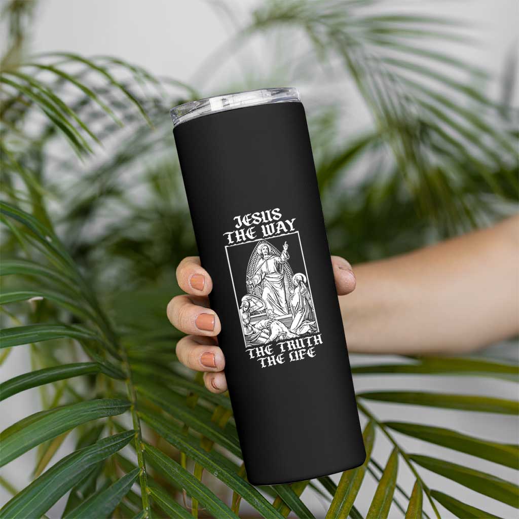 Jesus The Way The Truth The Life Skinny Tumbler Religious Christian Faith