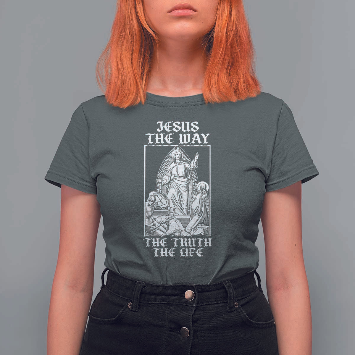 Jesus The Way The Truth The Life T Shirt For Women Religious Christian Faith