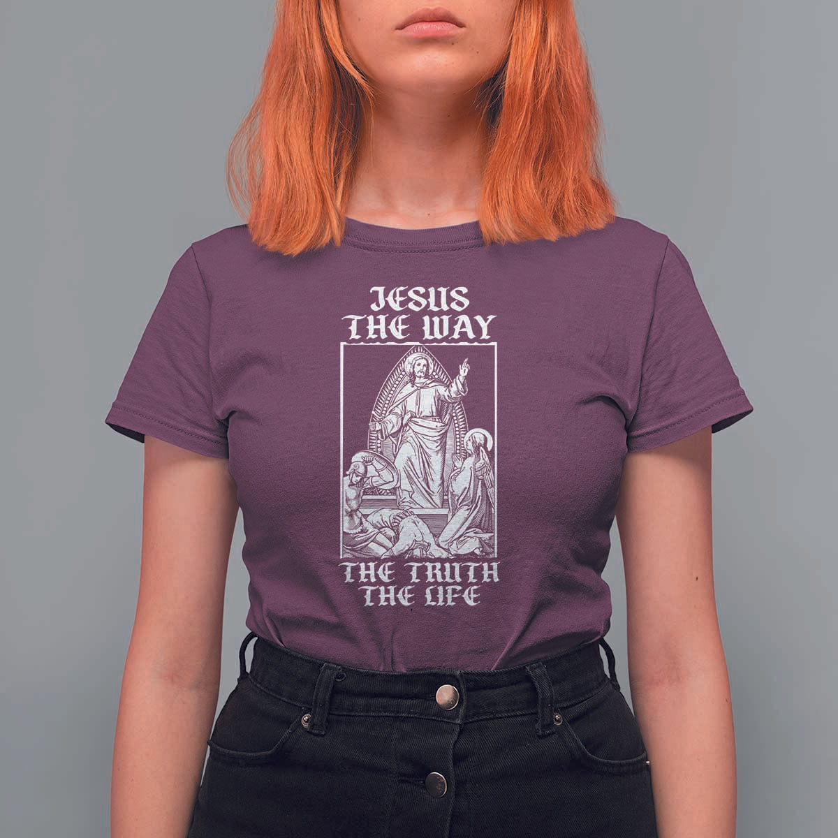 Jesus The Way The Truth The Life T Shirt For Women Religious Christian Faith