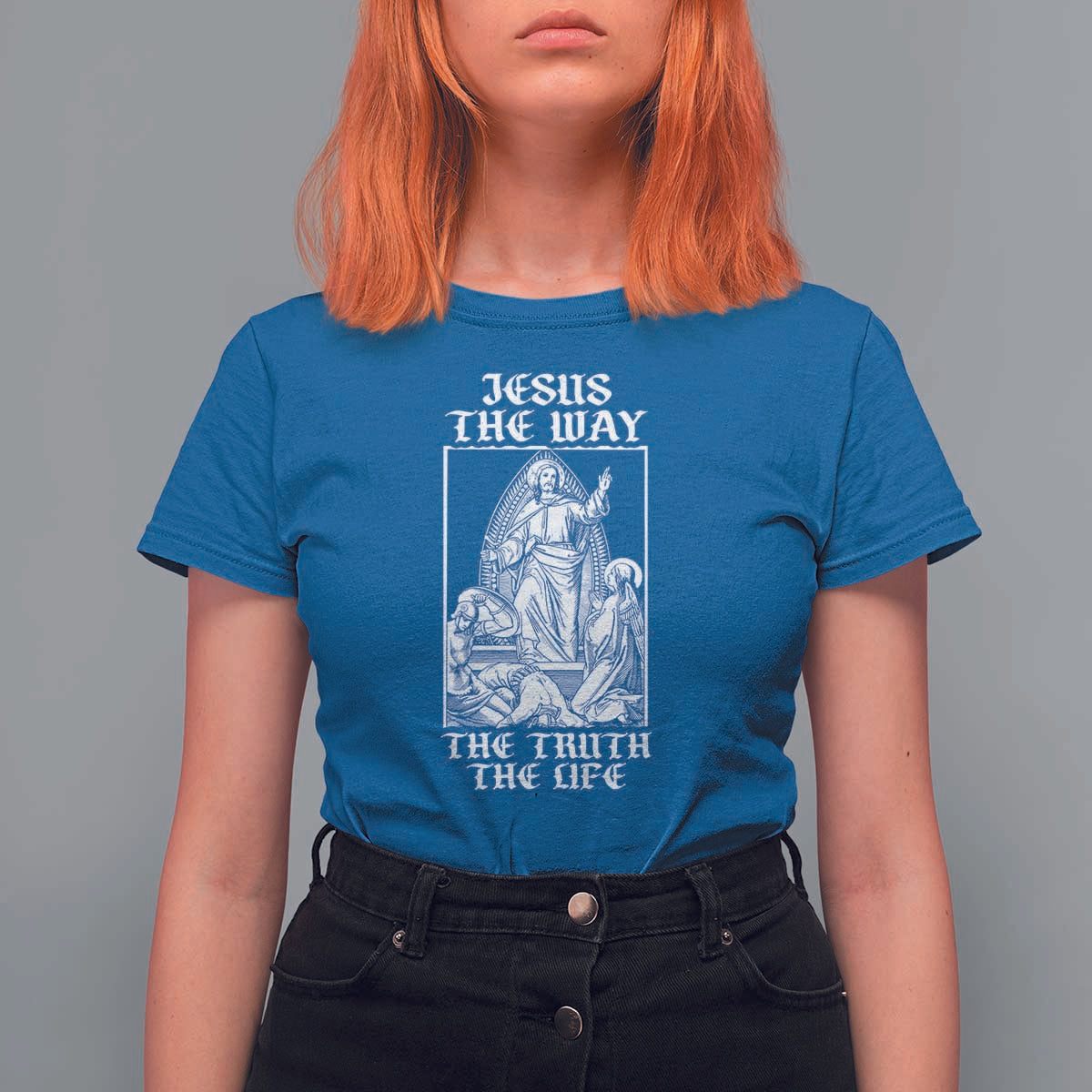 Jesus The Way The Truth The Life T Shirt For Women Religious Christian Faith
