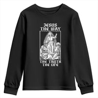 Jesus The Way The Truth The Life Youth Sweatshirt Religious Christian Faith