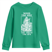 Jesus The Way The Truth The Life Youth Sweatshirt Religious Christian Faith