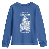 Jesus The Way The Truth The Life Youth Sweatshirt Religious Christian Faith