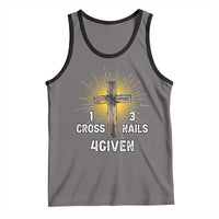Religious Easter Tank Top 1 Cross 3 Nails Forgiven Christian Cross Jesus