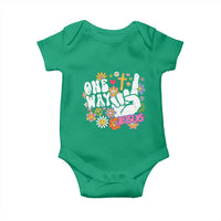 One Way Jesus Baby Onesie Christian Relgion Retro Hippie