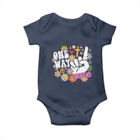 One Way Jesus Baby Onesie Christian Relgion Retro Hippie