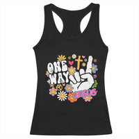 One Way Jesus Racerback Tank Top Christian Relgion Retro Hippie