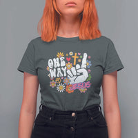 One Way Jesus T Shirt For Women Christian Relgion Retro Hippie