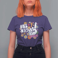One Way Jesus T Shirt For Women Christian Relgion Retro Hippie