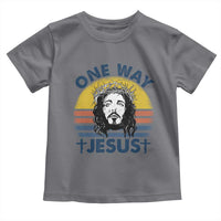 One Way Jesus Toddler T Shirt Christian Relgion Retro Vintage