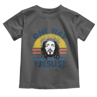 One Way Jesus Toddler T Shirt Christian Relgion Retro Vintage