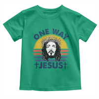 One Way Jesus Toddler T Shirt Christian Relgion Retro Vintage