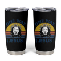 One Way Jesus Tumbler Cup Christian Relgion Retro Vintage