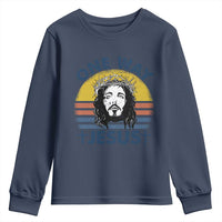 One Way Jesus Youth Sweatshirt Christian Relgion Retro Vintage
