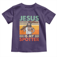 Jesus Is My Spotter Toddler T Shirt Funny Gym Christian Fitness