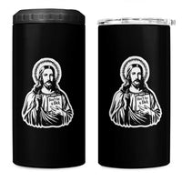 Funny Jesus Saying 4 in 1 Can Cooler Tumbler Don't Be A D*ck