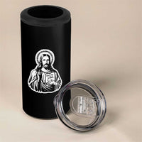 Funny Jesus Saying 4 in 1 Can Cooler Tumbler Don't Be A D*ck