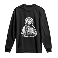 Funny Jesus Saying Long Sleeve Shirt Don't Be A D*ck