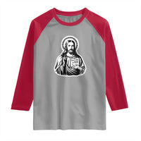 Funny Jesus Saying Raglan Shirt Don't Be A D*ck