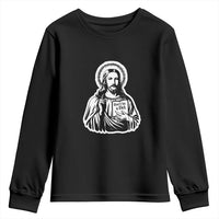 Funny Jesus Saying Youth Sweatshirt Don't Be A D*ck