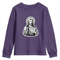Funny Jesus Saying Youth Sweatshirt Don't Be A D*ck