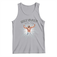 Holy Swoly Tank Top Funny Jesus Workout Motivation Bodybuilding Fitness