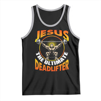 Jesus The Ultimate Deadlifter Tank Top Funny Jesus Workout Motivation Bodybuilding Fitness