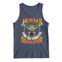 Jesus The Ultimate Deadlifter Tank Top Funny Jesus Workout Motivation Bodybuilding Fitness