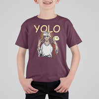Funny Jesus YOLO JK T Shirt For Kid Just Kidding Funny Christian Religious