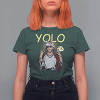 Funny Jesus YOLO JK T Shirt For Women Just Kidding Funny Christian Religious