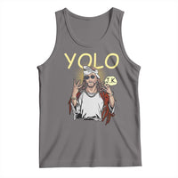 Funny Jesus YOLO JK Tank Top Just Kidding Funny Christian Religious