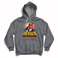 Funny Jesus Has Your Back Jiu Jitsu Retro Christian Vintage Funny Jesus Shirt, Jesus Believer, Religious Shirt Hoodie - Wonder Print Shop
