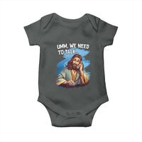 Funny Jesus Baby Onesie We Need To Talk Christian Religious Meme