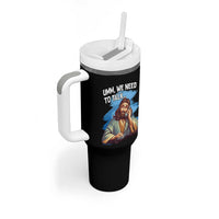 Funny Jesus Tumbler With Handle We Need To Talk Christian Religious Meme