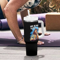Funny Jesus Tumbler With Handle We Need To Talk Christian Religious Meme