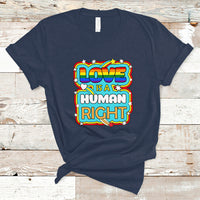 Gay Pride T Shirt Love Is A Human Right Equal Rights LGBT Gay Pride LGBTQIA Support Proud Ally - Wonder Print Shop