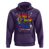 No One Should Live in a Closet Hoodie LGBTQ+ Pride Empowerment Ally