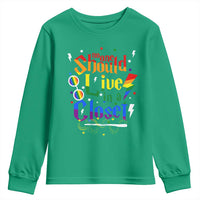 No One Should Live in a Closet Youth Sweatshirt LGBTQ+ Pride Empowerment Ally