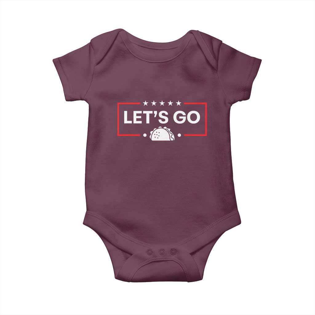 Let's Go Taco Baby Onesie Tacos for President Political Satire