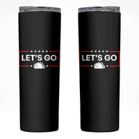 Let's Go Taco Skinny Tumbler Tacos for President Political Satire