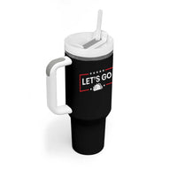 Let's Go Taco Tumbler With Handle Tacos for President Political Satire