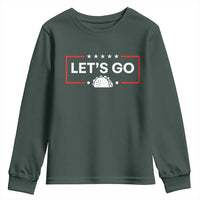 Let's Go Taco Youth Sweatshirt Tacos for President Political Satire