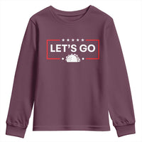 Let's Go Taco Youth Sweatshirt Tacos for President Political Satire