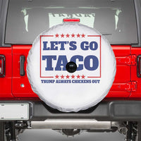 Funny Let's Go Taco Spare Tire Cover Tacos for President Humor