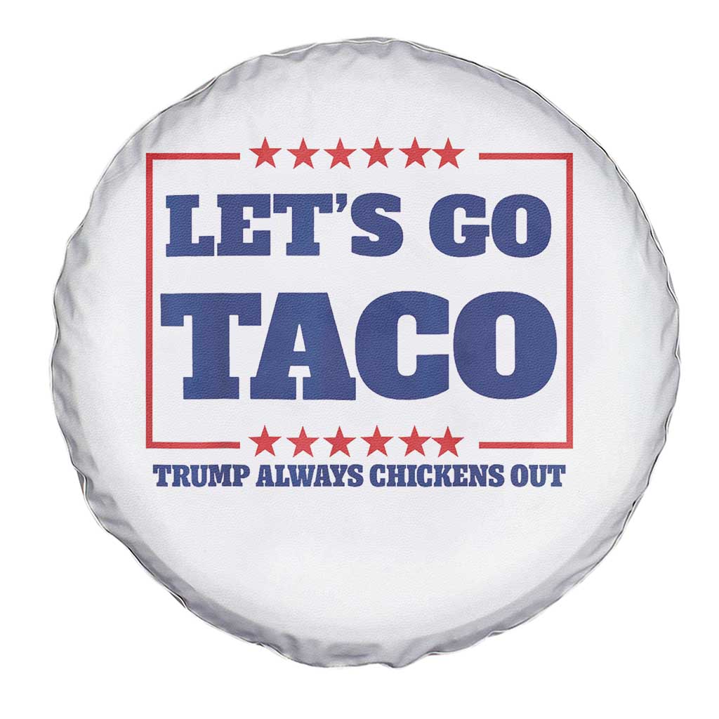 Funny Let's Go Taco Spare Tire Cover Tacos for President Humor