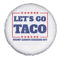 Funny Let's Go Taco Spare Tire Cover Tacos for President Humor